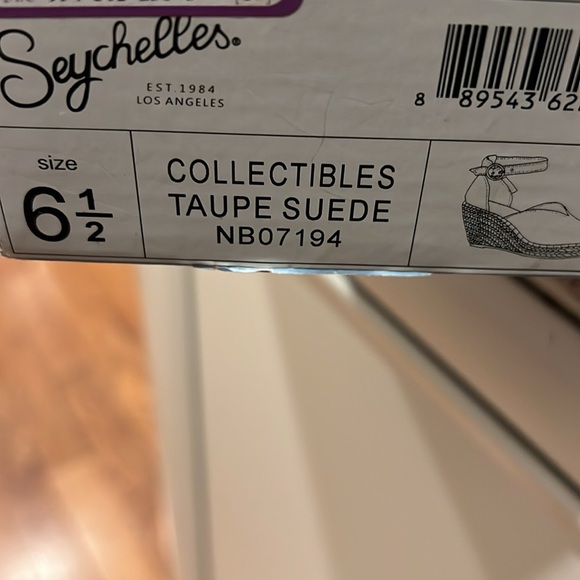 Seychelles Suede Espadrille Wedge Sandals - Picture 5 of 5